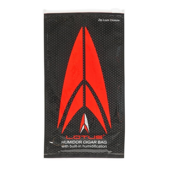 Lotus 10 Pack Travel Pouch Cigar Bag Ziplock Humidor Humidifier