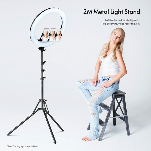 Tripod,Video Studio Softbox Led With 1/4 Inch Stand 78.7in Max. 78.7in Max. With Stand Stuido Stand Screw Studio Softbox Max. With 1/4 Metal Stand Stuido Stand Metal 1/4 Inch Screw Eryue Qisuo