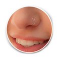 thumbnail image 1 of Tiny Silver Double Hoop Nose Ring - Spiral Nose Ring 20 Gauge Snug Double Nose Piercing Thin Nose Piercings Hoops, 1 of 4