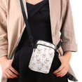 thumbnail image 4 of HELLHERO Dog Pattern Adjustable Crossbody Bag with Double-layer Small Crossbody Purse Stylish Polyester, 4 of 7