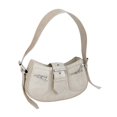 thumbnail image 4 of Milageto Womens Shoulder Bag Dumpling Bag Trendy Portable Lady Zipper Closure Handbag Beige, 4 of 7