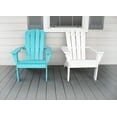 thumbnail image 7 of Leigh Country TX 94025 Adult Outdoor Poly Resin Adirondack Chair - Turquoise, 7 of 7