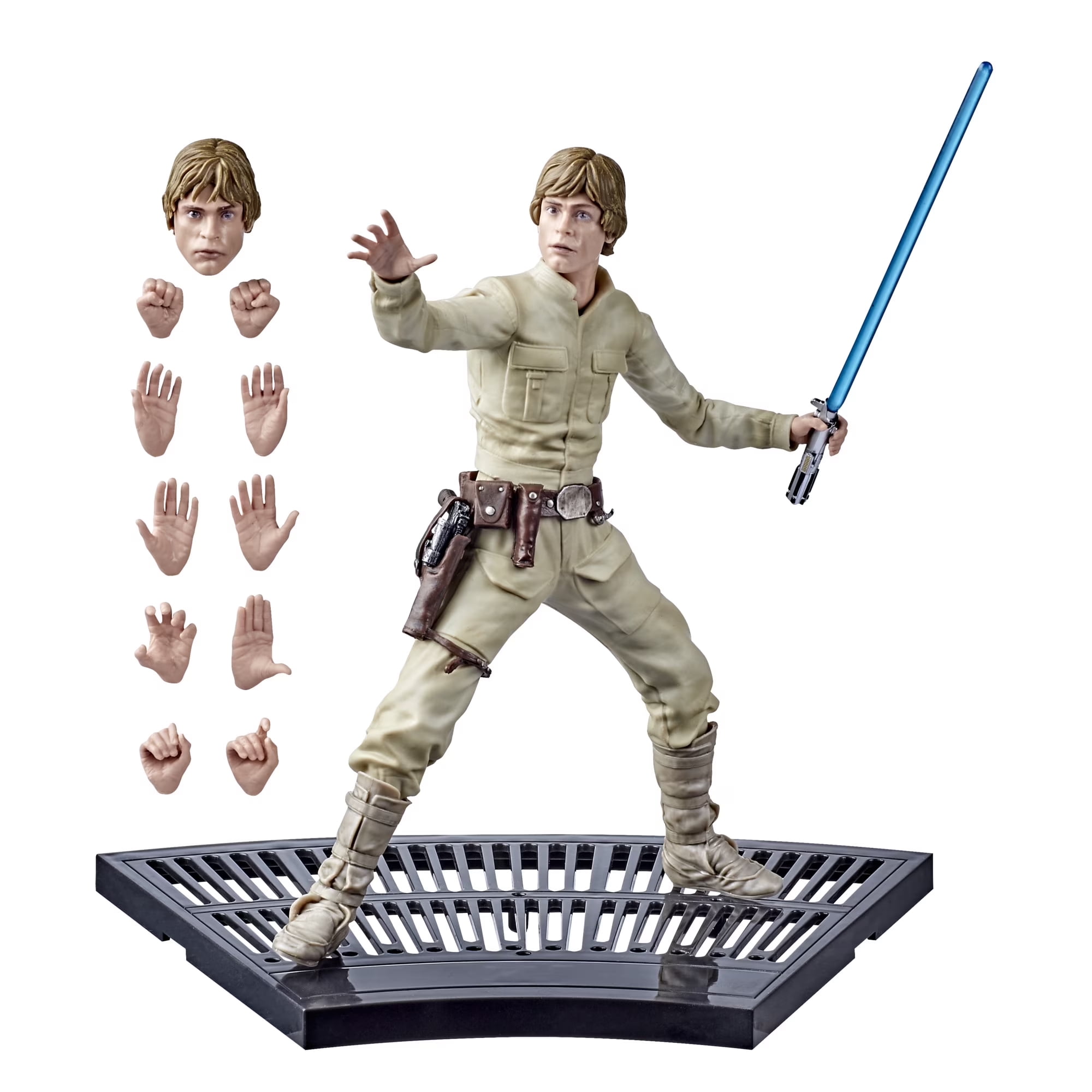 Star Wars the Black Series Hyperreal Luke Skywalker Action Figure, Accessories