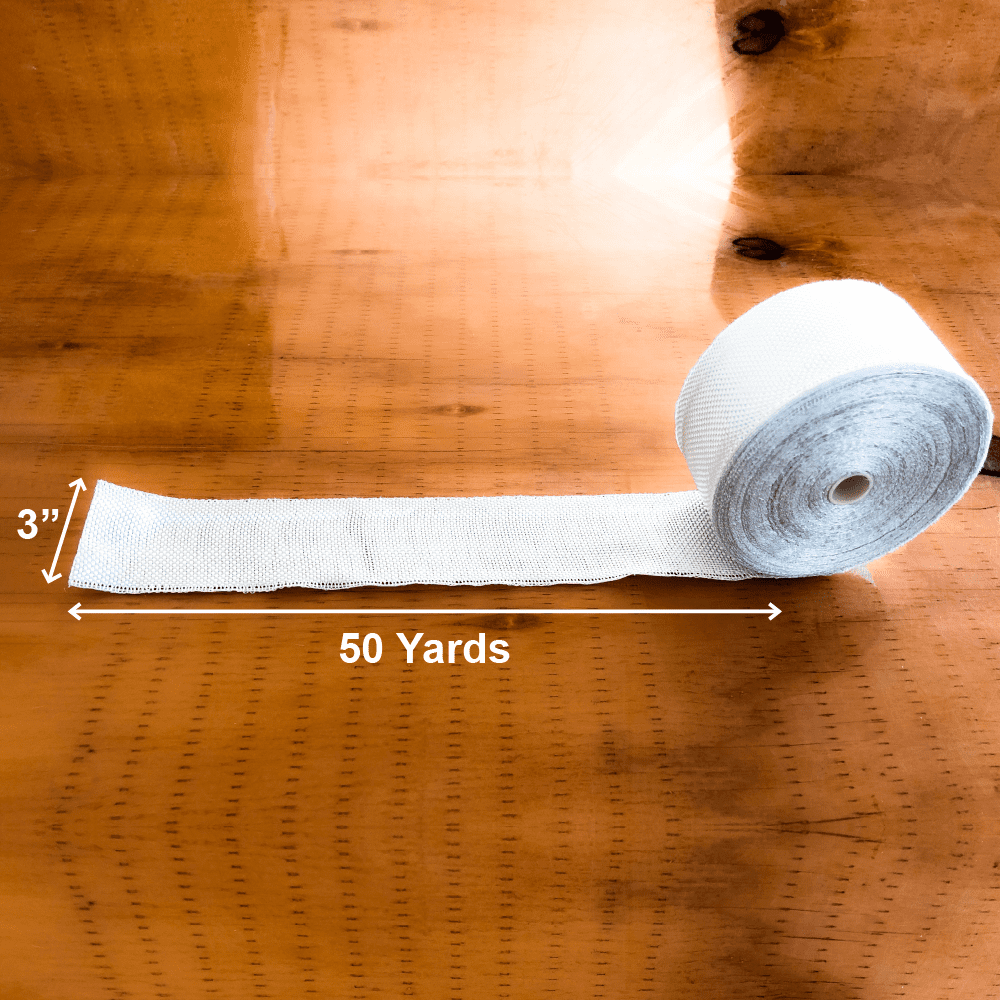Fiberglass Cloth Tape, 6 oz, 3" wide by 50 yards