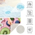 thumbnail image 3 of Yayeee Bath Rug for Bathroom Floor Non Slip Rectangle Fluffy Soft Absorbent Mat, 16"x24", Pink Kiwi, 3 of 7