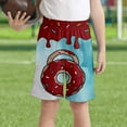 thumbnail image 2 of SUYOLL Toddler Boys Baseball Shorts Ice Cream Print Summer Casual Elastic Waist Comfortable Pockets Daily Wear Sports Activitie Classic Pants 2-14 Years, 2 of 4