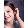 thumbnail image 2 of Briana Williams May Birthstone Studs Earrings 925 Sterling Silver Emerald Earrings Jewelry-May, 2 of 4