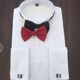 thumbnail image 5 of Joefnel Men Solid Color Bowtie Necktie Tuxedo Wedding Party Adjustable Bow Tie, 5 of 5