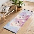 thumbnail image 6 of Teddy Bears Pink Bows Runner Rug Non-Slip Area Rugs Linen Washable Non Shedding for Kitchen Bedroom Carpet, 6 of 8