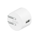 thumbnail image 4 of onn 12W Single USB-A Port Wall Charger with 3ft Lightning to USB Cable, MFI Certified Foldable Plug, White - Compatible with iPhone 14/13/12/11/X/XR/XS/8/7/6/5, iPad, Airpods and more, 4 of 11