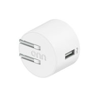 onn 12W Single USB-A Port Wall Charger with 3ft Lightning to USB Cable, MFI Certified Foldable Plug, White - Compatible with iPhone 14/13/12/11/X/XR/XS/8/7/6/5, iPad, Airpods and more