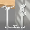 thumbnail image 4 of ONKRON Ceiling TV Mount for 32”-80” Flat/Curved Screens up to 150 lbs – Tilting Swiveling max 600x400 VESA, 4 of 10