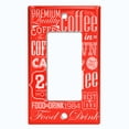 thumbnail image 6 of Metal Light Switch Plate Cover Cafe Diner Coffee Sign Red COF037, 6 of 13