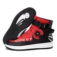 thumbnail image 4 of Bottes et Chaussures de Moto Toutes Saisons pour Hommes et Femmes, Noir Rouge, 36, 4 of 18