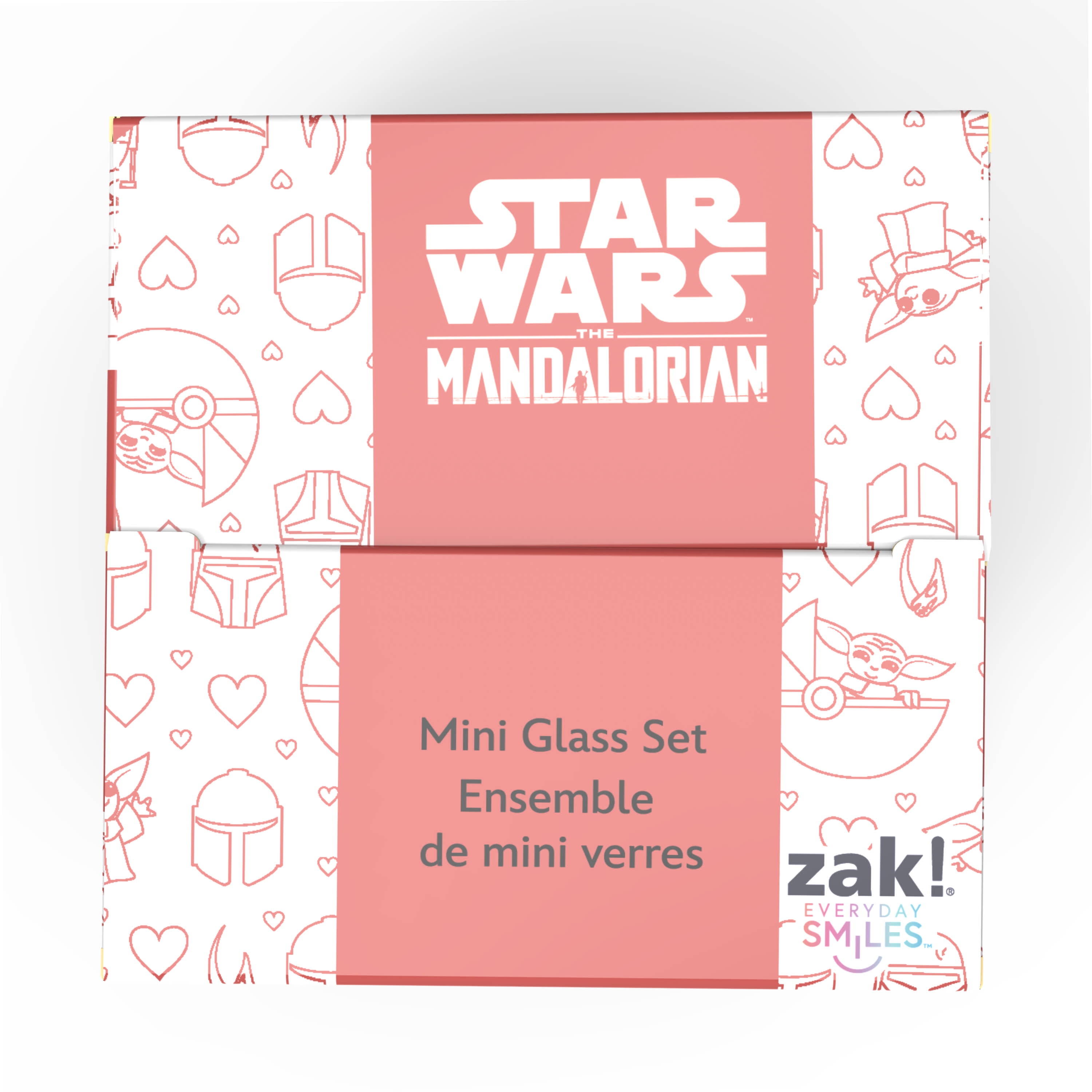 Zak Designs Star Wars 4 Piece 2oz. Glass Set - Boba Fett