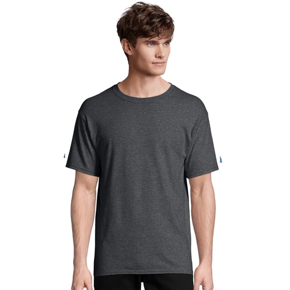 Hanes Essentials Unisex Cotton T-Shirt Charcoal Heather 2XL