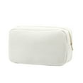 thumbnail image 4 of breaise Makeup Bag Travel Cosmetic Bag for Women Soft Toiletry Bag Aesthetic Makeup Organizer Portable Large Zipper Pouch for Skincare Beauty Accessories Brushes Stripe, 4 of 4