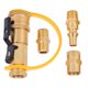 thumbnail image 5 of Enchufe completo para manguera de propano resistencia a la corrosión Adaptador de conexión rápida de propano RV Simple y compacto para barbacoa al aire libre para picnic ANGGREK Otros, 5 of 8