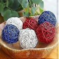 thumbnail image 3 of Wicker Rattan Balls,20 Pcs Decorative Balls,Bowl Vase Filler For Home Decor Orbs Craft Wedding Party Garden Fall Decoration, 3 of 4
