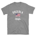 thumbnail image 1 of Osceola Iowa Patriot Men's Cotton T-Shirt, 1 of 1