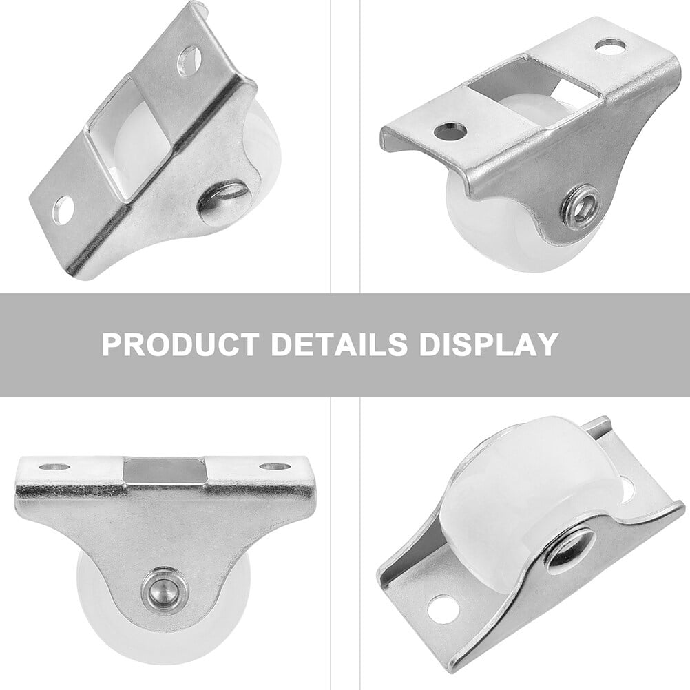 IMIKEYA 72Pcs Assorted Color Caster Wheels Set, Easy to Install, and Wear Resistant for Projects