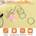 thumbnail image 2 of Small And Large Key Ring Bundle Split Keychain Bulk Heavy Duty Strong Keyring For 2 of 12