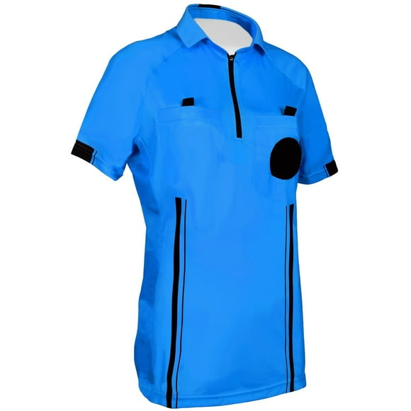 New! Women's 2018 Soccer Referee Jersey (Blue, Medium)