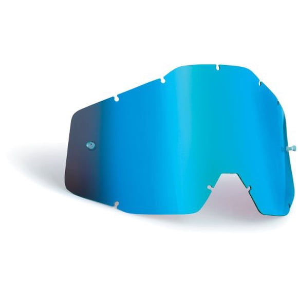 FMF POWERBOMB/POWERCORE Replacement Lens Anti-Fog Blue Mirror/Blue