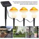 thumbnail image 3 of Solar Mushroom Light Outdoor - Waterproof 9LED Mushroom String Light Lamp - Path Lights for Garden, 3 of 5