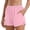 ZA-Pink-shorts for women, variant on Yourumao 2 in 1 Athletic Shorts for Women Elastic Waist Running Shorts with Liner Summer Activewear Shorts with Pockets