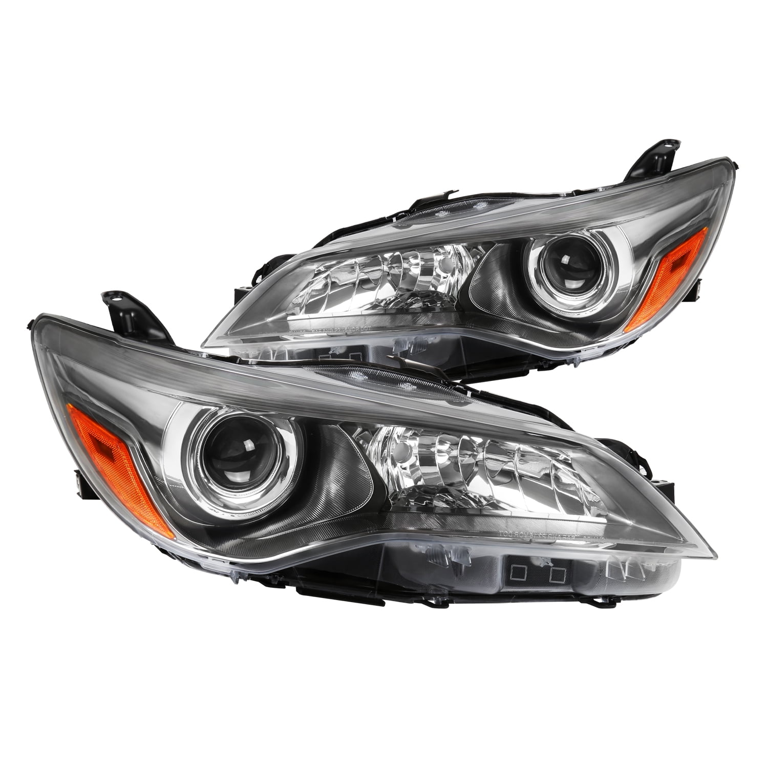 For Toyota 15-17 Camry Clear Projector Headlights Head Lights Lamps Left+Right