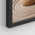 thumbnail image 3 of PixonSign Framed Wall Art Zen Garden Tan Massage Stone Meditation Spa Posters, Set of 4 Nature Wilderness Modern Art, Nature Minimalism Canvas Prints for Home Decor - 8"x10" Black, 3 of 5