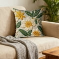 thumbnail image 2 of Deeceymbur Sunflower Pillow Case Cover Embroidered Floral Cushion Cover for Sofa Chair Patio Decor Spring Summer Home Decor Living Room Accent, 2 of 6