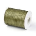 thumbnail image 3 of 1Roll Korean Waxed Polyester Cord Dark Olive Green 1mm about 85yards/roll, 3 of 3