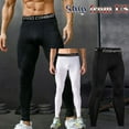 thumbnail image 4 of US Men's Base Layer Workout Compression Leggings Gym Sports Training Tight Pants, 4 of 5