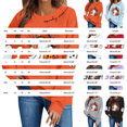 thumbnail image 3 of Sweatshirts for Women JIANLAI Spooky Season Cute Ghost Pumpkin Graphic Crewneck Sweatshirt, Fall Halloween Long Sleeve Pullover Top, Loose Casual Printed Sweatshirt, 3 of 7