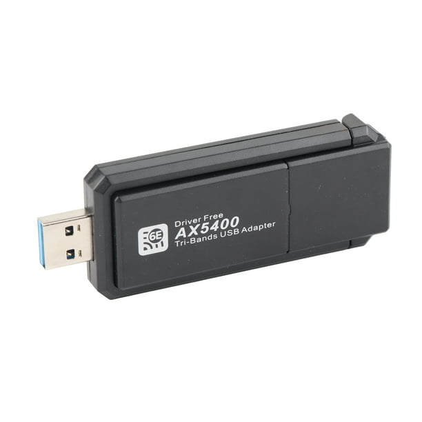 Adaptador Wifi USB 3.0, 3000Mbps estable 2.4G 5G 6G Tri Band Wifi 6e Adaptador de Red Smooth Para 10 11