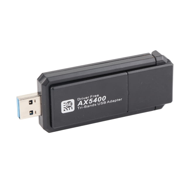 Adaptador de Red Wifi 6e, Enchufe y Reproduccióne de TransmisioN RÁPIDA USB 3.0 Adaptador Wifi Smooth 3000Mbps para 10 11
