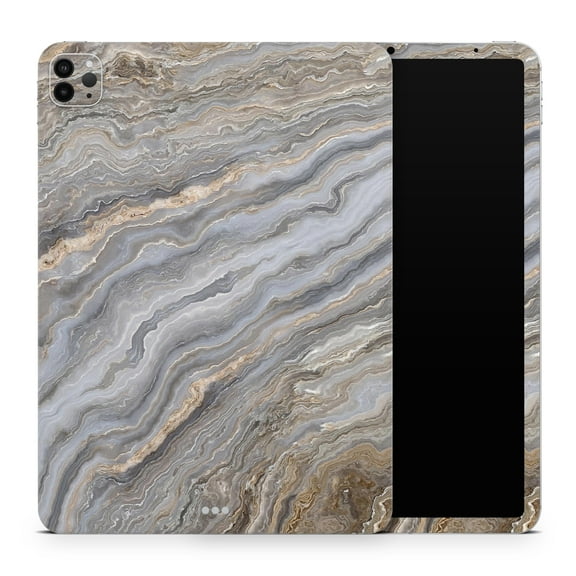 DesignSkinz Agate Marble Slate V3 Full-Body Skin Decal Wrap Cover for iPad (A1219/A1337)