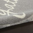thumbnail image 5 of Nourison Accent Decor/Xmas Novelty Grey 3' x 2' Area Rug (3x2), 5 of 6
