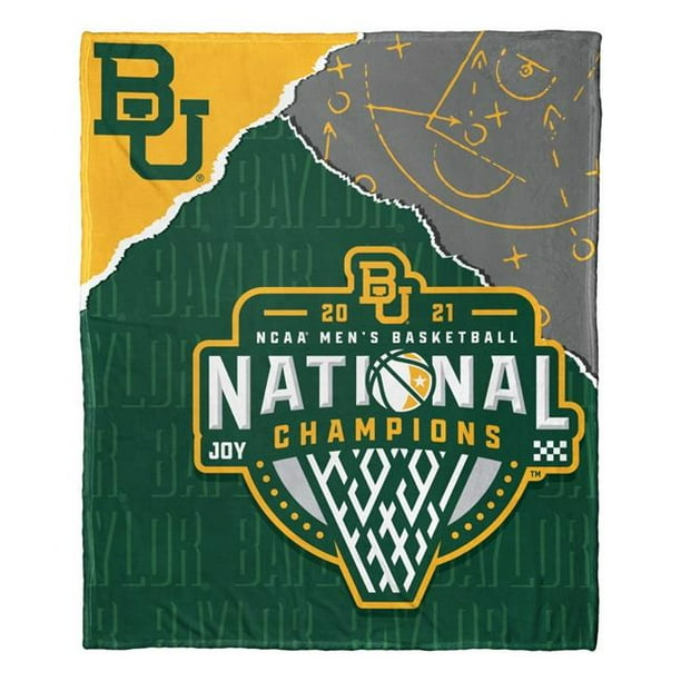 The Northwest Group 1COL575219124RET Baylor Bears 2021 National Mens Basketball Champions Silk Touch Throw Blanket