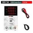 thumbnail image 1 of Alimentation de Laboratoire DC Régulée à Haute Précision 120V 3A, Tension de Commutation, Alimentation 30V 10A 60V 5A, Source de Banc Réglable, 1 of 6