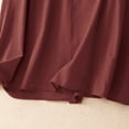 thumbnail image 4 of Lenpel Line Tops for Women Trendy Short Sleeve Ruffle Crew Neck Pleated Solid Color T-Shirts Fashion Casual Blouses, 4 of 5