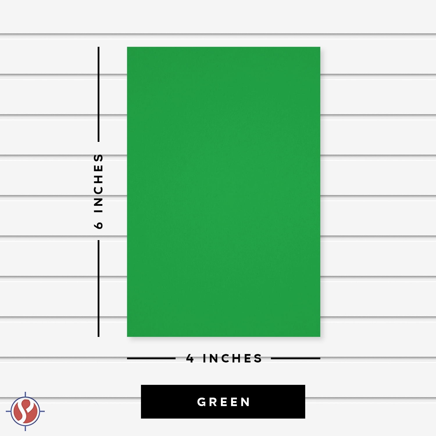 Bright Neon Fluorescent Labels/Stickers - Green - Size 4" x 6" - 50 Sheets Per Pack