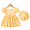 Yellow, variant on Baby Girls Clothes Toddler Girls Strawberry Dress 12 Months Girls Summer Dress 18 Months Girls Sundress Short Sleeve Dress with Cute Hat Red