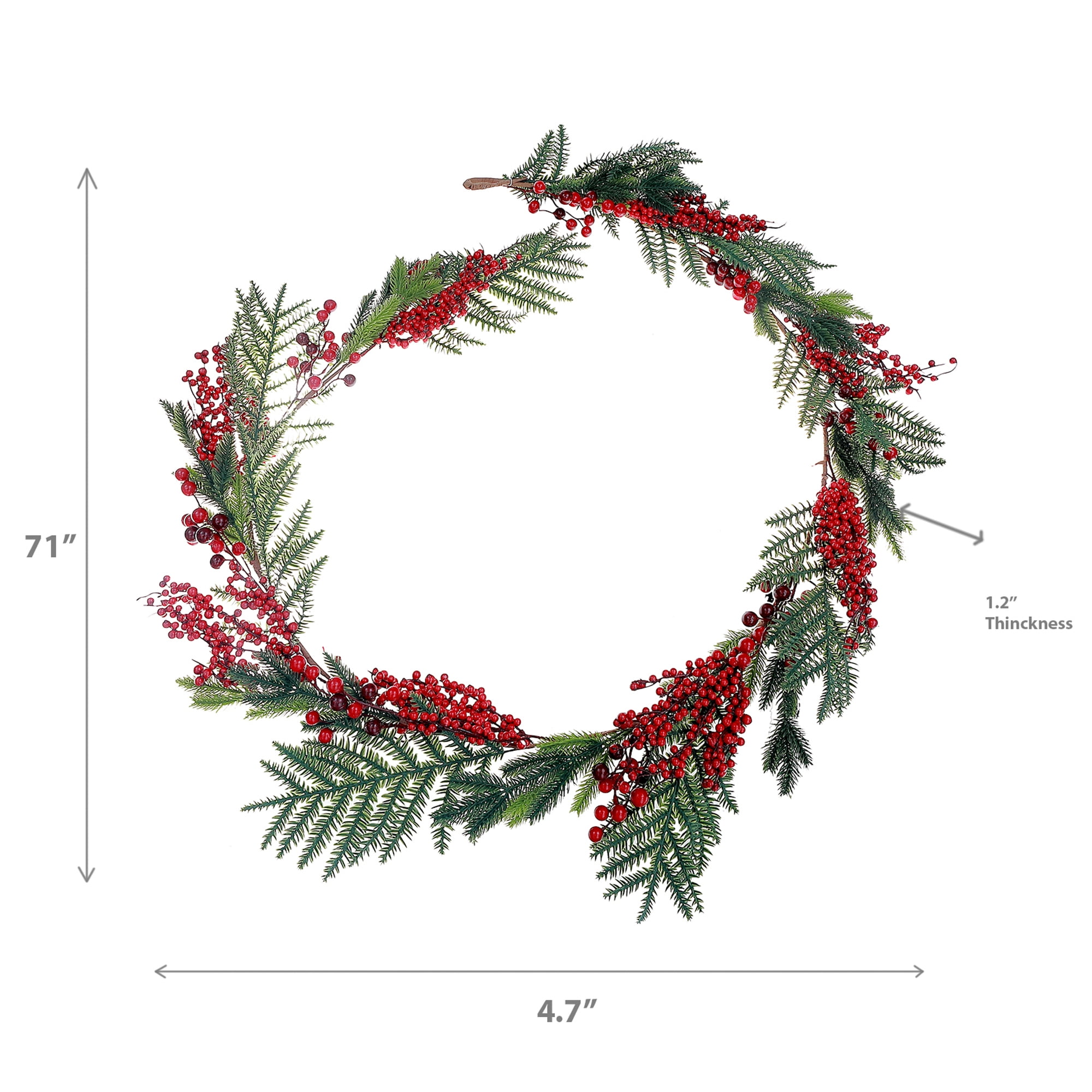 Pine Cone And Berries Garland