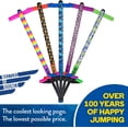 thumbnail image 3 of Flybar Jolt Pogo Stick for Kids, Perfect for Beginners w/ Foam-Covered Metal Frame, Handles & Padding, Non-Slip Foot Pads, Wide Tip, Outdoor Active Play Toy for Boys & Girls, Ages 6+, Blue Camo, 3 of 7