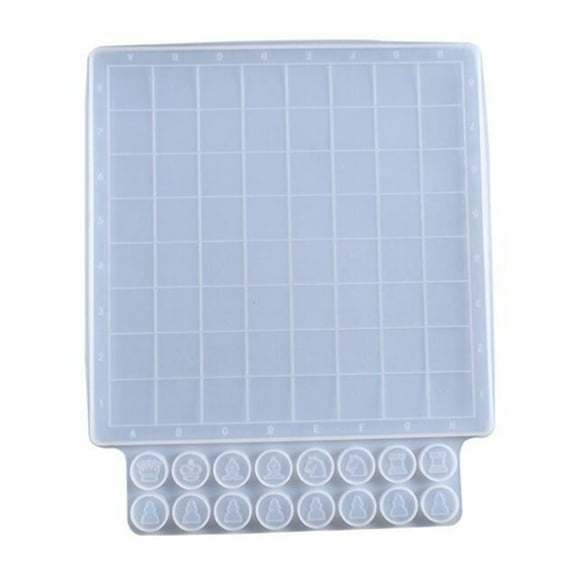 Crystal Epoxy Resin Mold Board Game International Chess Casting Silicone Mould