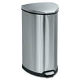 thumbnail image 4 of Safco Stainless Step-On 10 Gallon Receptacle in Stainless Steel, 4 of 4
