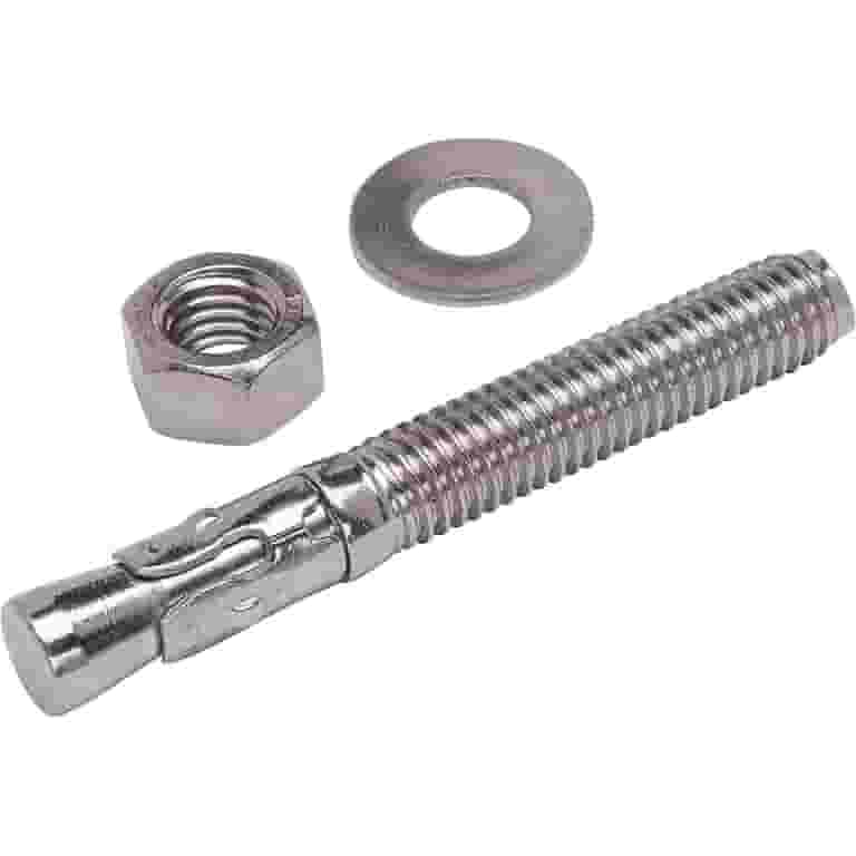 Hilti 1/2 in. x 4-1/2 in. Kwik Bolt TZ2 304 Stainless Steel Hex Nut Concrete Wedge Anchor (20-pack) 2210261 - The Home Depot Hilti 1/2 in. x 4-1/2 in. Kwik Bolt TZ2 304 Stainless Steel Hex Nut Concrete Wedge Anchor (20-pack) 2210261 - The Home Depot